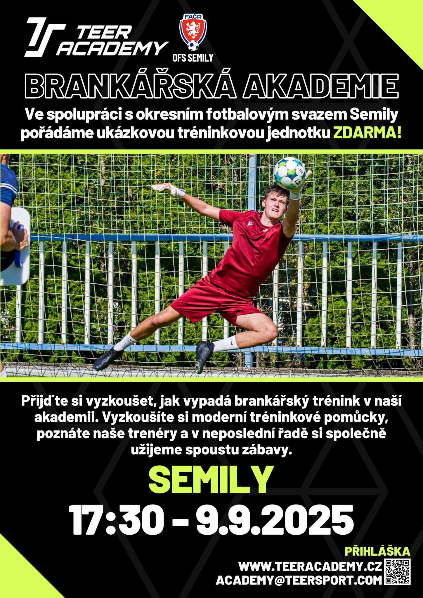 Brankářský trénink